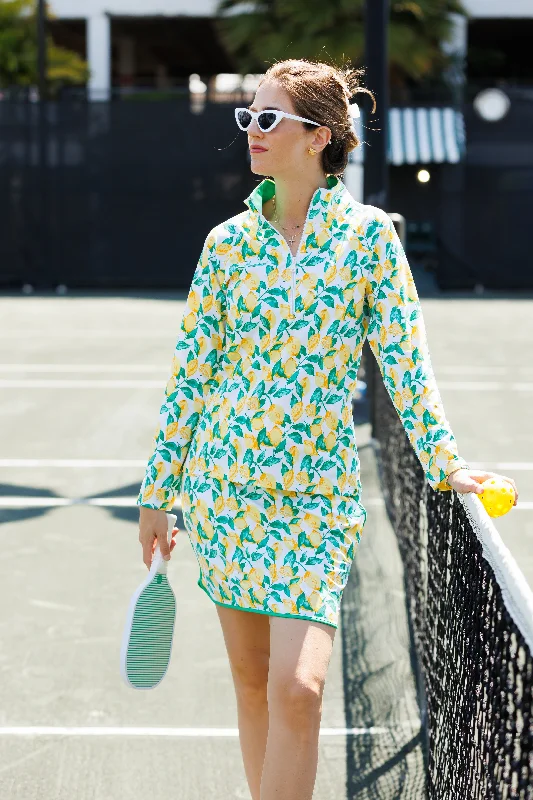 Catch Every Fashion Trend The Active Everett Quarter Zip in Lemonade