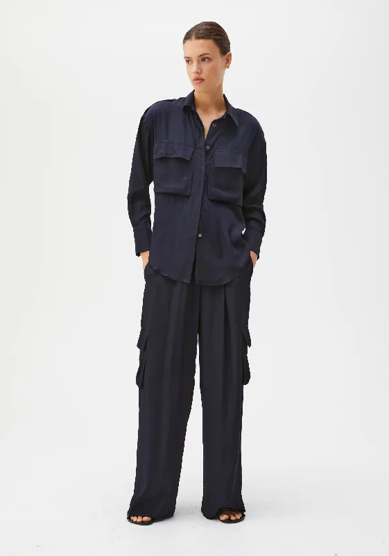Stylish Looks Ursula Shirt_Navy