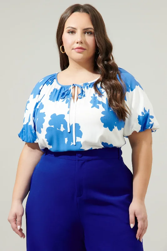 Inspired By You, Designed For You Don't Be Shy Overseas Balloon Sleeve Top Curve