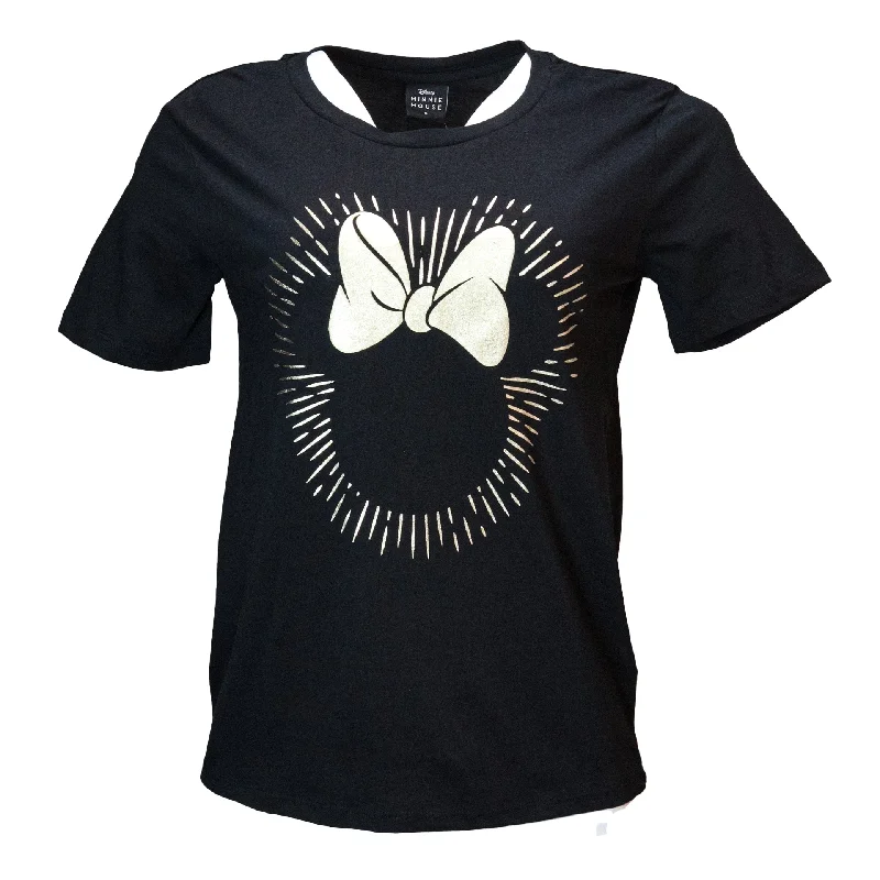 Top Brand Discounts Black Minnie Printedt Shirt