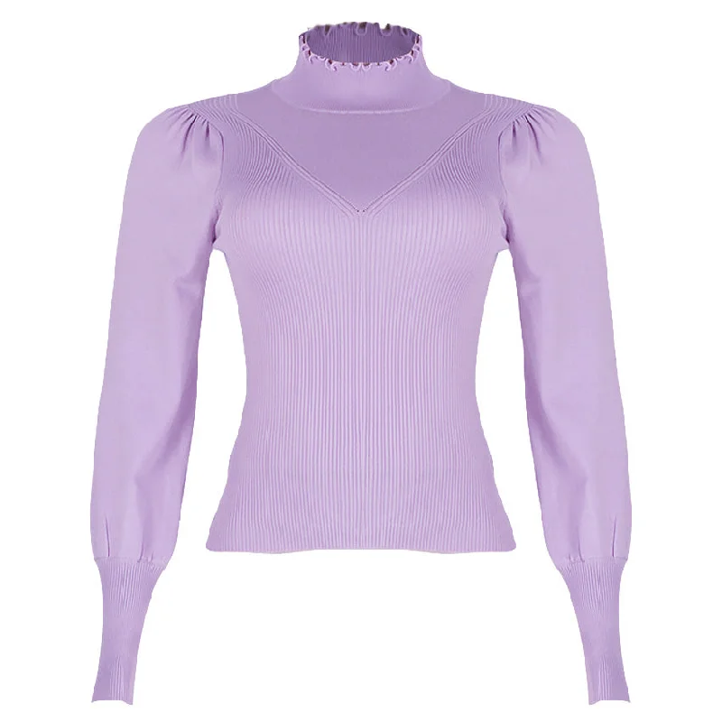 Top Brand Discounts REDTAG Women's Lilac Formal Jersey Tops