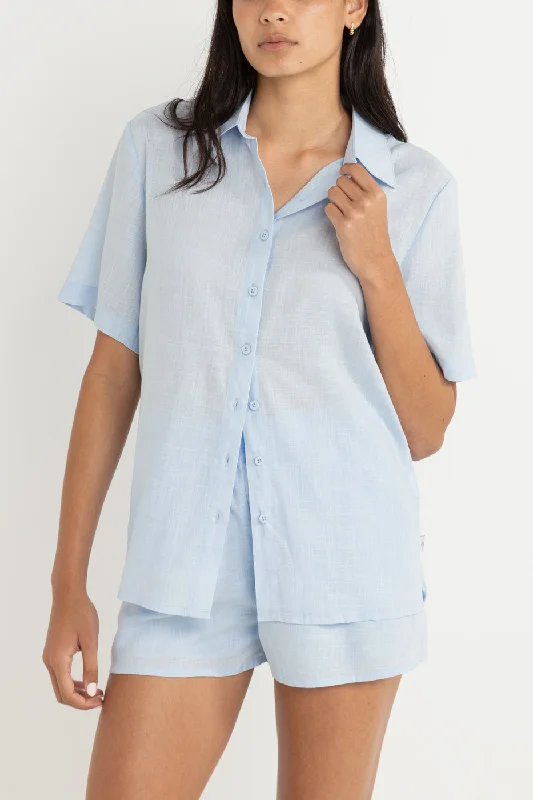 Fashionista Sale Classic Lounge Shirt Blue