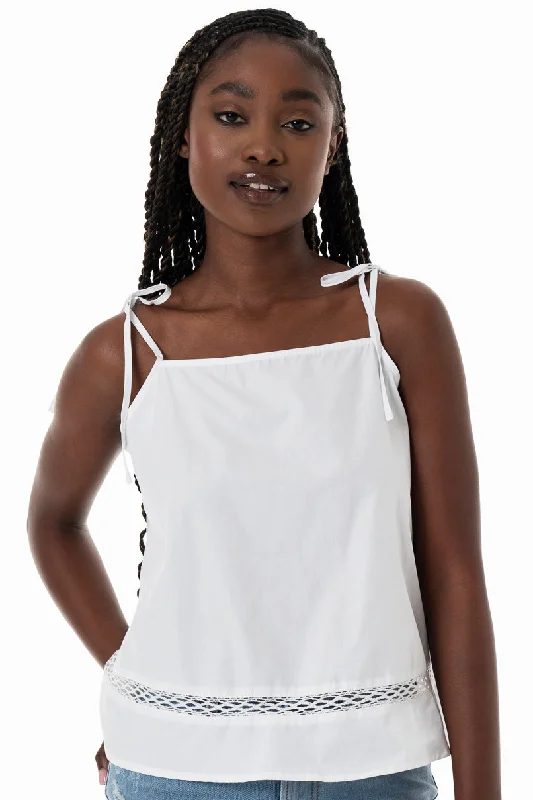 Exclusive Discount Strappy Swing Top _ 153822 _ White