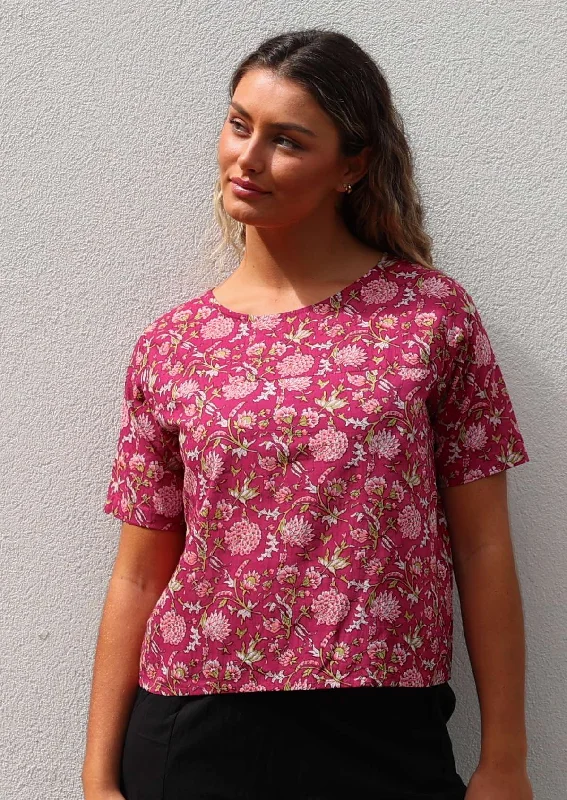 Shop The Hottest Deals Neesha Top Cranberry