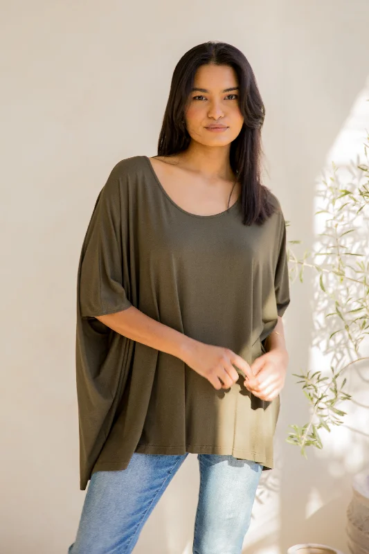 Hot Sale Nice Top | Moss Green