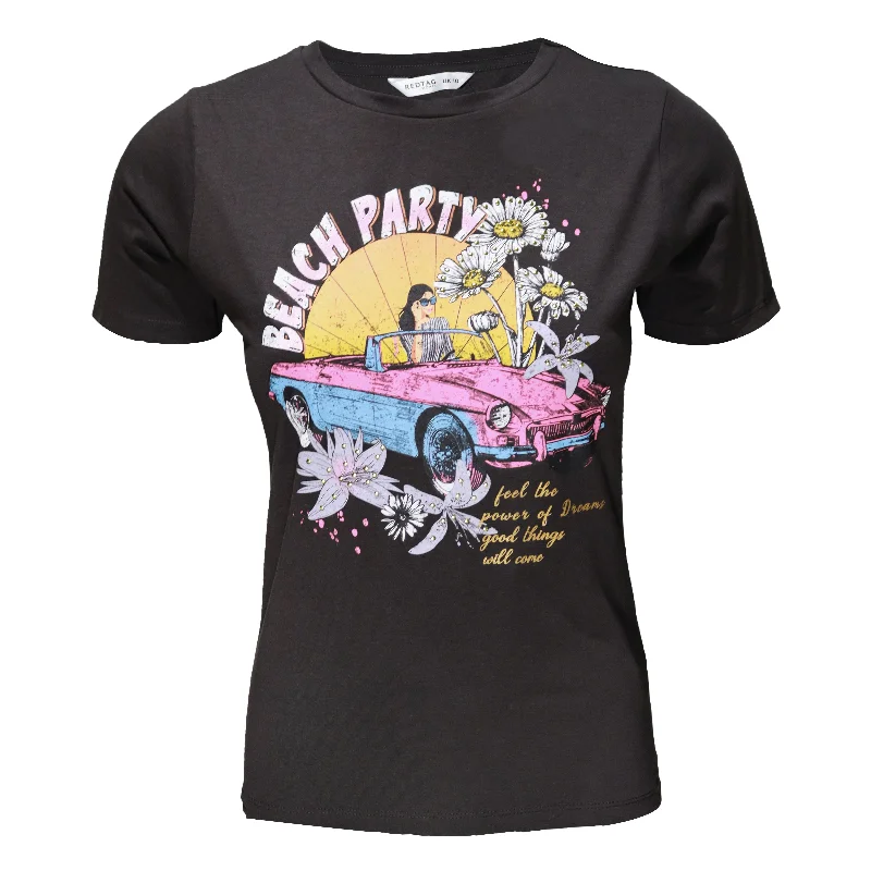 Must-Have Style Discounts Black Embellished T Shirt