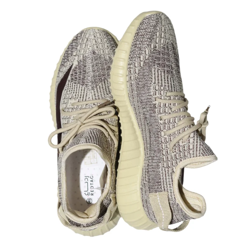 Spring Fashion Beige Flyknit Sneaker Beige