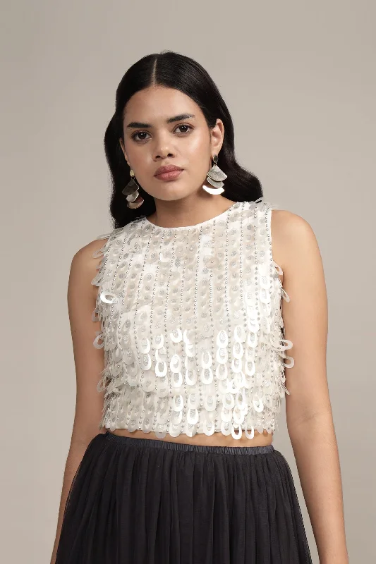 New Styles Just In Peruvian Top in White
