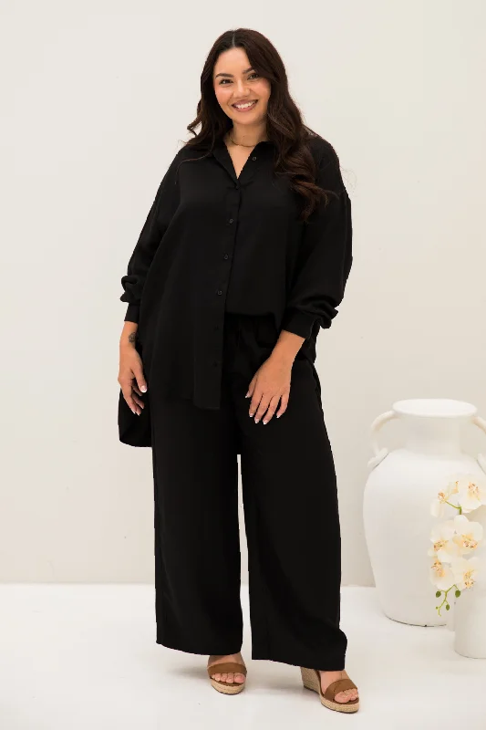 Modern Fashion Sale Amore Shirt | Black Tencel