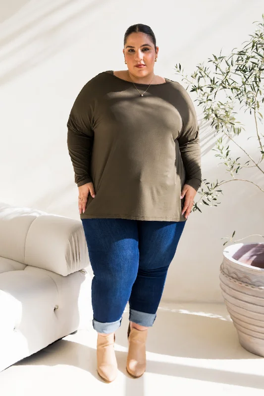 Style Without Limits Pippa Top | Moss Green