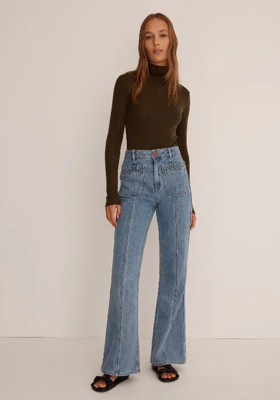 Season Sale Morri Merino High Neck_Khaki
