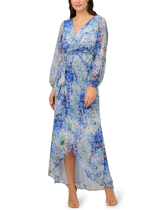 Trend Alert Adrianna Papell Long Printed Gown