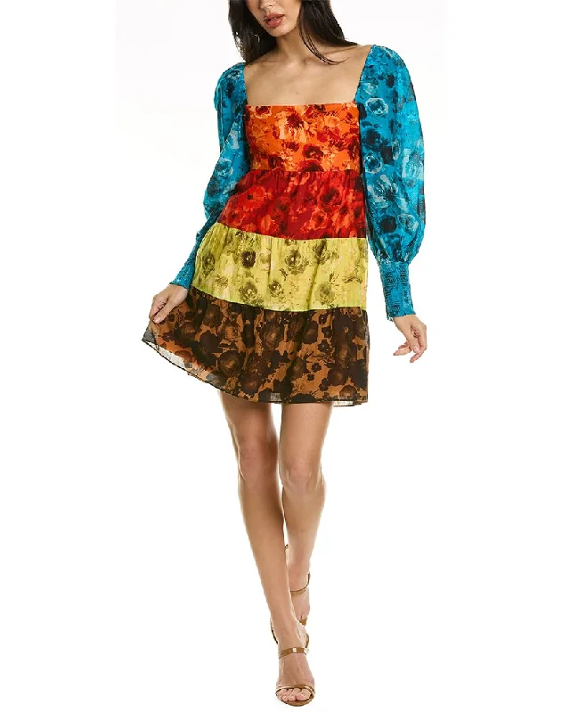 Women's Urban Clothing alice + olivia Rowan Tiered Babydoll Dress