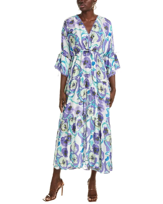 Hot Deals Diane von Furstenberg Boris Silk-Blend Midi Dress