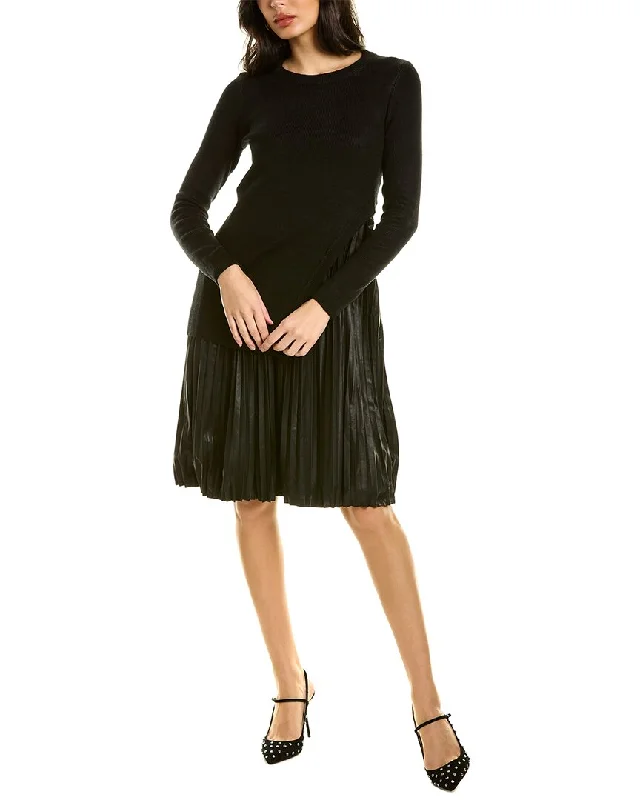 Women's Clothing For Casual Outings Gracia Mixed Media Mini Dress