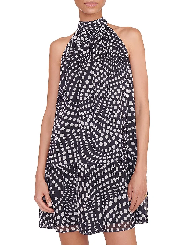 Sale Event, Prices Rock Marlowe Womens Polka Dot Chiffon Shift Dress