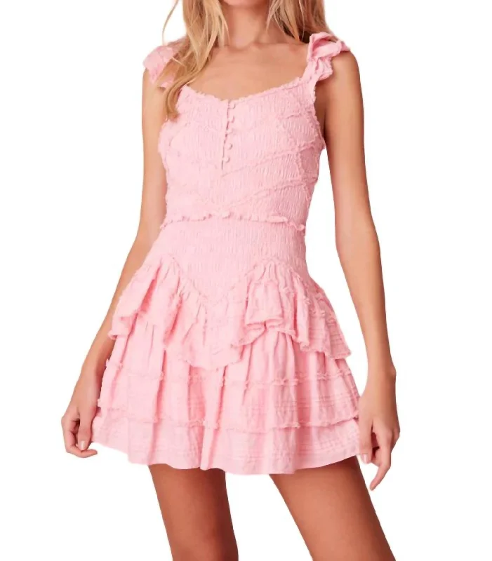 Affordable Women's Fashion Marsinia Dress In Bubblegum Pink