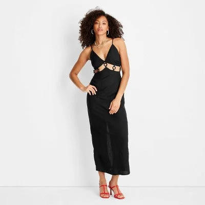 Casual and Comfortable Outfits Open Box - Women's Sleeveless Ring Detail Maxi Dress - Future Collective with Jenee Naylor