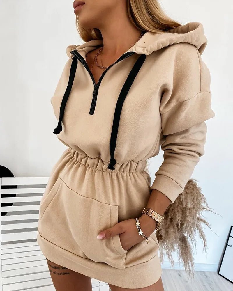 Women's High-End Clothing Oversized Hoodie Dress