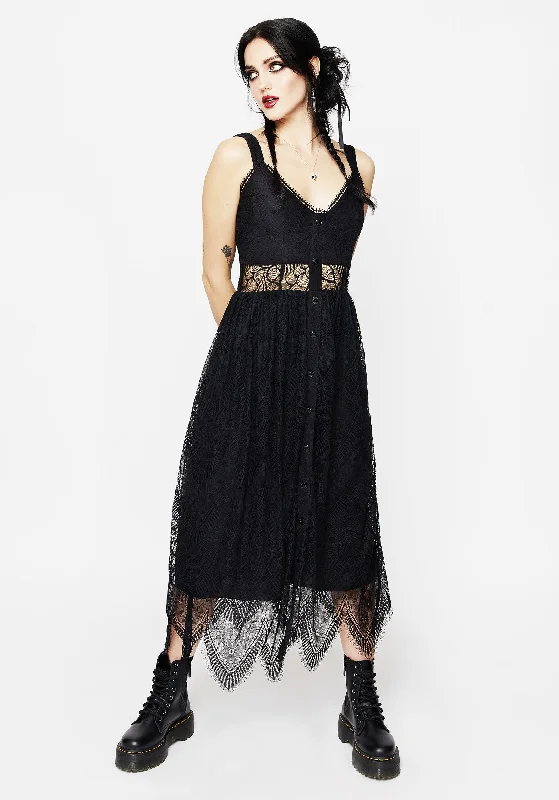 New Arrivals Poltergeist Lace Midaxi Dress