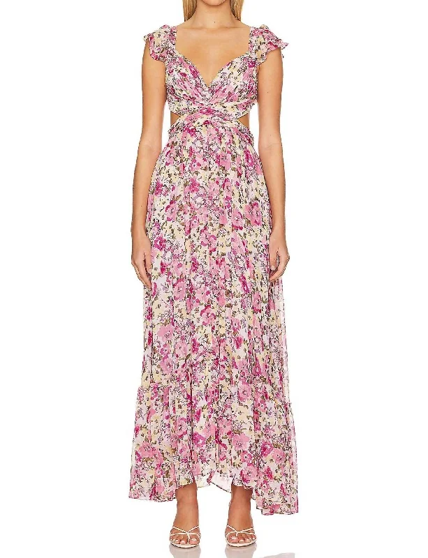 Style Versatile Women's Collection Primrose Dress In Pink Multi