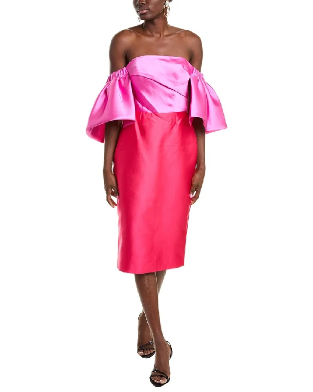 Women's High-End Clothing Rene Ruiz Off-The-Shoulder Cocktail Dress