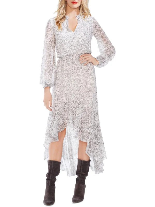 Women's Clothing Serene Womens Chiffon Smocked Maxi Dress