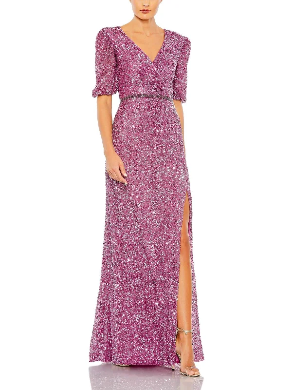 Feminine Dresses for Women in Bold Prints Womens Embellished Special Occasion Evening Dress