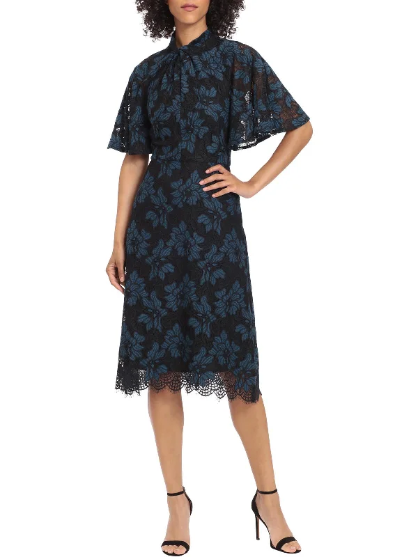 Casual Chic Clothing For Women Womens Lace Calf Midi Dress