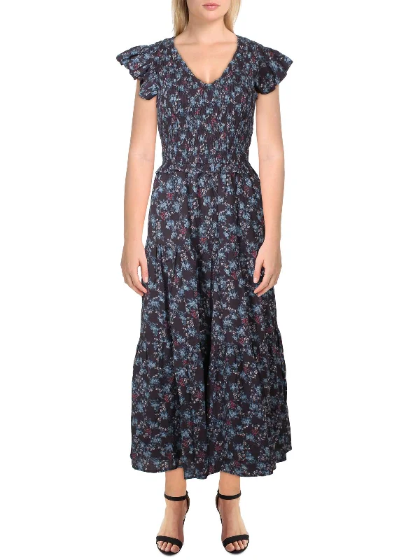 Chic Clothing For Women Womens Ruffled Long Maxi Dress