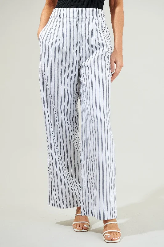 Casual Chic for Women Arlah Striped Pleated Pants