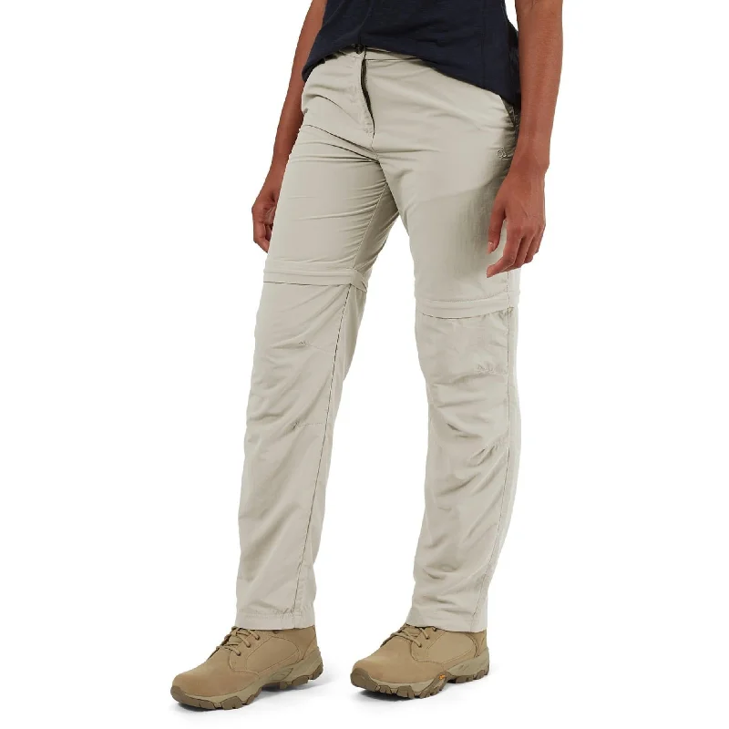 Timeless Classics Craghoppers Nosilife Convertible III (Long) Womens Walking Trousers - Sand