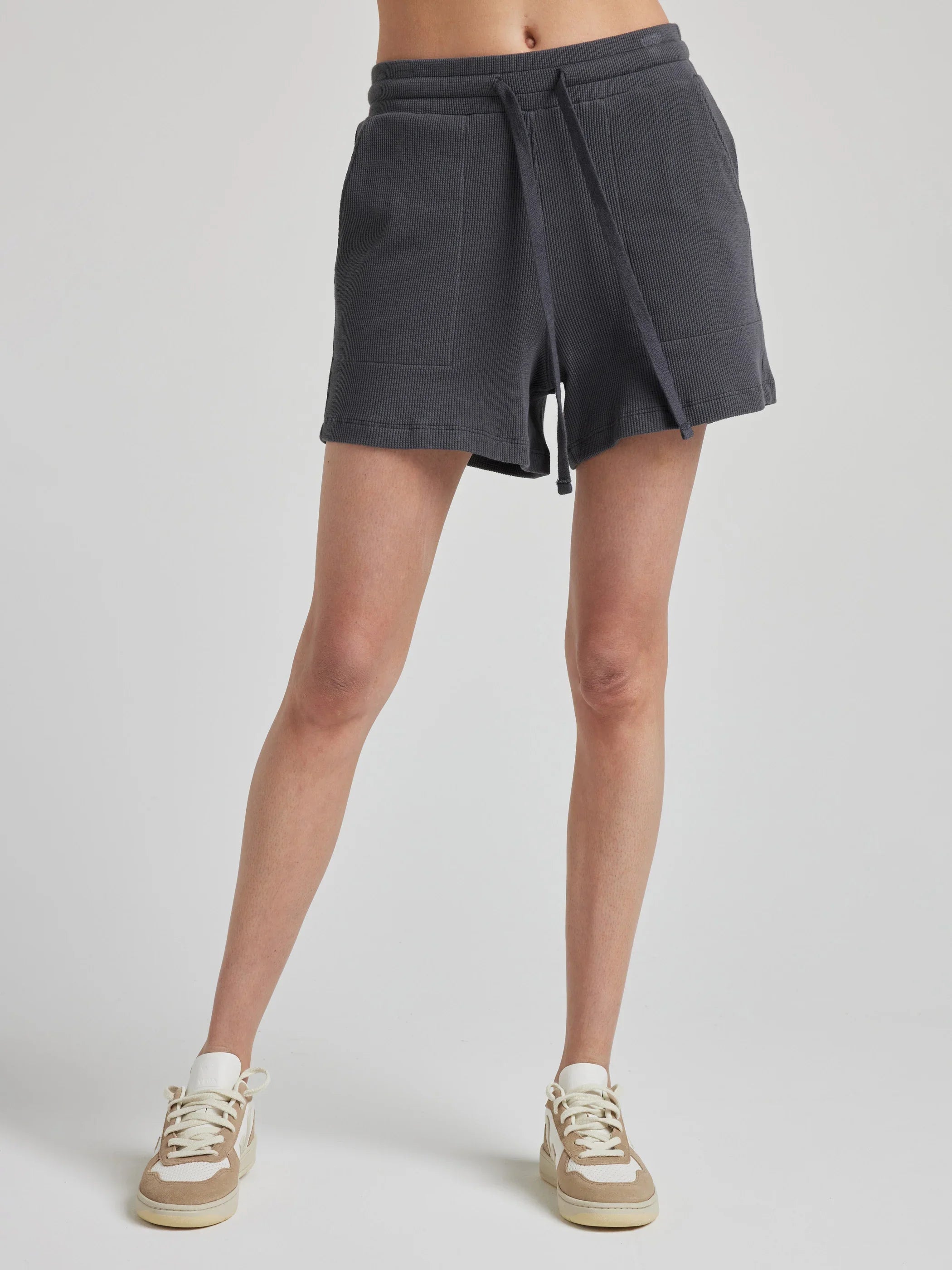 Chic Trend Collection Drawstring Short - Charcoal