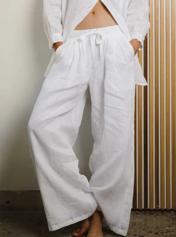 Clothes Of Woman Lovina Pant - Ivory