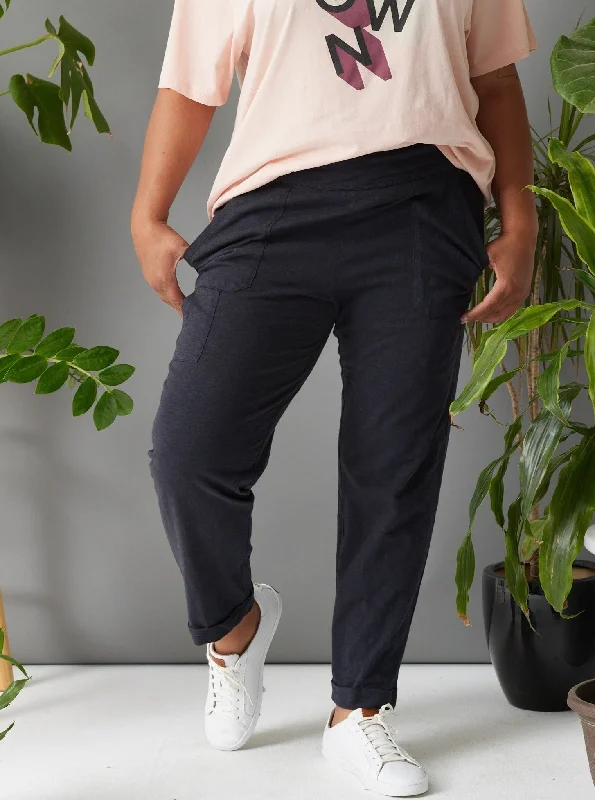 Comfy Women's Outfits for Daily Wear Nolan Pant - Washed Black