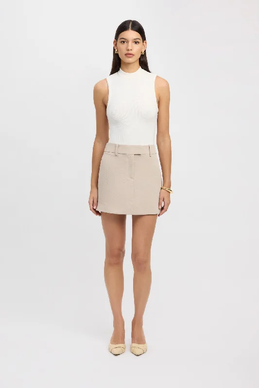 Chic Women's Clothing for Date Nights Oyster Staple Mini Skirt