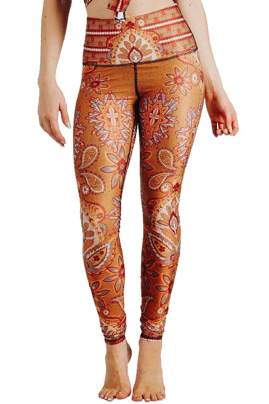 Bold Fashion Rad Paisley Printed Yoga Leggings