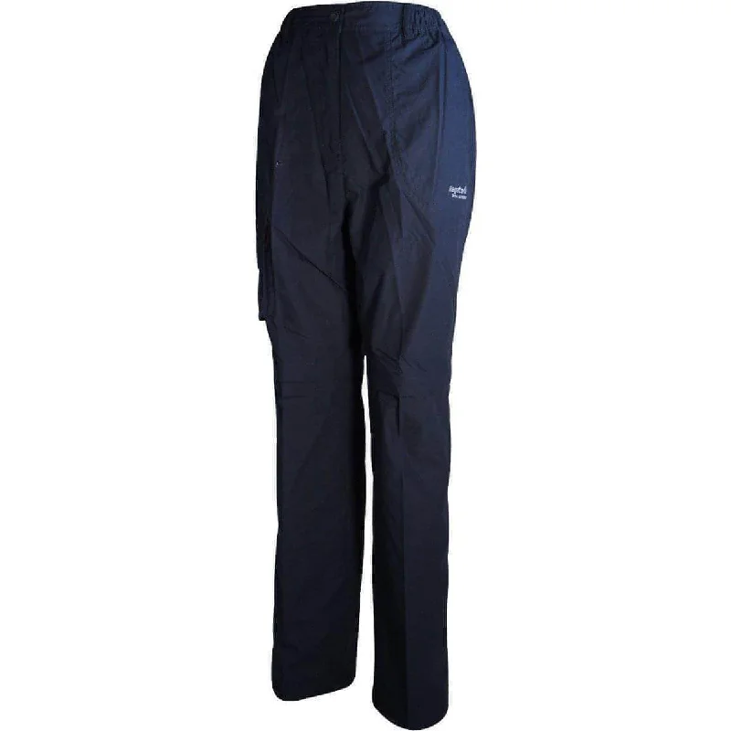 Women's Urban Fashion Regatta ONA Zip Off (Long) Womens Walking Trousers - Navy